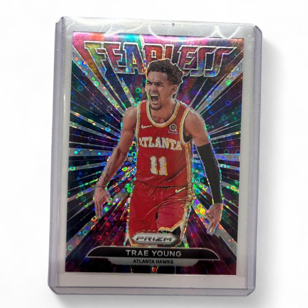 2021 Panini Prizm Atlanta Hawks Fearless Trae Young